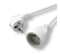 MCL MC910-5M/W multiprise 1 sortie(s) CA Intérieure Blanc
