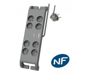 MCL SPN3180A/19 multiprise 2 m 8 sortie(s) CA Intérieure Gris