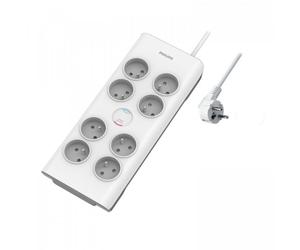 MCL SPN7080WA/19 multiprise 2 m 8 sortie(s) CA Intérieure Blanc