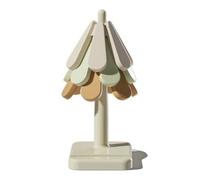 MCMUZKZS Dessous de Plat Mat de Table Résistant à la Chaleur Support Antidérapant Tapis de Cuisine Silicone Pliable avec Fonction de Rangement Convient à la, Ensemble De Trois Pièces avec Base Carrée