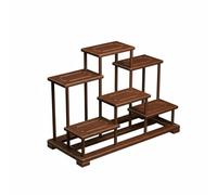 MCMUZKZS Étagère d'Exposition pour Rangement Organisateur Présentoir à Objets Décoratifs Support en Bois avec Base Renforcée et Adaptée au Salon Bureau de, Grand Modèle, Montée Étape par Étape