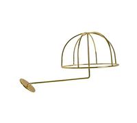 MCMUZKZS Support Chapeau Présentoir Porte-casquettes Range-tête Métal Fil Solide Fixation Murale Facile Convient Cloison Dressing Boutique