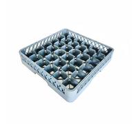 MCMUZKZS Support Empilable Porte-boissons Range-verres Modularisé en Polypropylène Alimentaire Base Renforcée Séchage Usage Intensif Facile à Déplacer Adapté à, Gris, Base 36-Grilles
