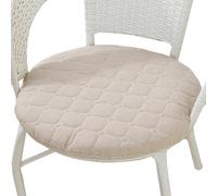 MCNDSI Coussin pour Chaise Ronde de Jardin 30/45/40 cm Couleur Unie Coussin de Chaise en Coton Galette de Chaise/Coussins de Chaises Epais de Salle à Mange(Colour15,40cm/16inch)