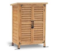 MCombo Armoire de jardin Armoire à outils 0690 bois résistant aux intempéries verrouillable
