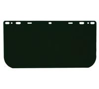 MCR Safety 181542 - Visière de sécurité universelle en polycarbonate - Vert foncé - 20,3 cm x 38,1 cm - 0,040 cm d'épaisseur - 1 paire
