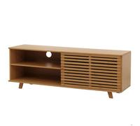 Meuble TV en Bambou HWC-N80 50x140x40 cm
