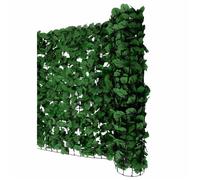 MCW Pare-vue balcon feuilles foncés, clôture ~ 300x150cm