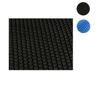 Couverture de piscine Bâche thermique Bâche solaire Couverture solaire, épaisseur : 400 µm ~ ovale 7,31x3,65m noir