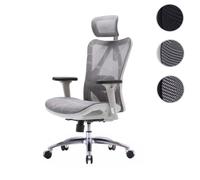 Mendler Fauteuil de bureau ergonomique - Gris
