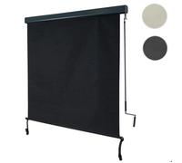 MCW Store enrouleur vertical MCW-F42, Protection anti-UV 50 ~ 250x140 cm, anthracite