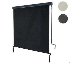 MCW Store enrouleur vertical MCW-F42, Protection anti-UV 50 ~ 250x140 cm, anthracite