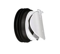 MD Technic WC Clapet anti-retour pour tuyau de vidange avec barrière anti-rongeurs DN 110mm adapté pour installation verticale et horizontale