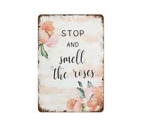 MDBJTCYZN ZGPOSQKZSC Life is a Garden Vintage Metal Sign Dig It Inspirational Tin Plaque for Home Living Room Romantic Decor 8 X 12 Inch