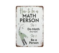 MDBJTCYZN ZGPOSQKZSC Trust Me I'm an Engineer Vintage Metal Sign Math Humor Tin Plaque Funny Wall Decor for Office Classroom Study Room 8 X 12 Inch