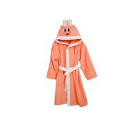 M'deco - Peignoir Eponge Enfant Orange Dimensions - 1/2 Ans