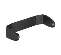 mDesign Support mural pour serviettes en papier et distributeur à monter sur les murs ou sous les armoires - Pour cuisine, garde-manger, buanderie et garage - Peut contenir des rouleaux Jumbo Noir mat