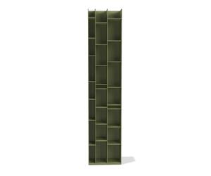 MDF Italia Système d'étagères Random 3C - vert olive moyen