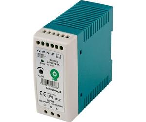 MDIN60W24 : bloc d'alimentation DIN Rail Slim 24 V/2,5 A, boîtier en plastique