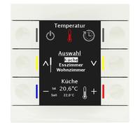 MDT BE-BZS86.01 Centrale deSmart 86mm Plastique blanc pur brillant (BE-BZS86.01)