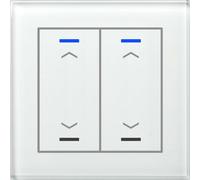 MDT BE-GTL20W.A1 Bouton-poussoir en verre II Light 2x RGB-W blanc store (BE-GTL20W.A1)