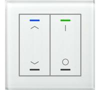 MDT BE-GTL2TW.C1 Bouton-poussoir en verre II Light 2x RGB-W Temp