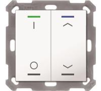 MDT BE-TAL55T2.D1 Bouton-poussoir Light 55 double RGB-W Temp. blanc pur brillant Commutation/Jal.