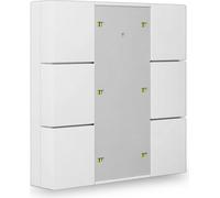 MDT Bouton-poussoir Plus 55 6 fois, blanc pur mat, 1 pièce.