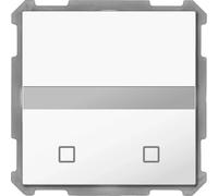 MDT KNX, 63 x 63 mm, détecteur de mouvement, avec capteur de température, blanc pur, brillant, 1 pièce.