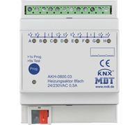 MDT KNX, actionneur de chauffage, 8 voies, 24/230 V CA, REG, 1 pièce.