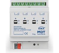 MDT KNX Actionneur de commutation C-Load 16/20 A 4 voies REG, 1 pièce.