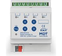 MDT KNX Actionneur de commutation C-Load 4 voies REG, 1 pièce.