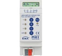 MDT KNX Actionneur de commutation quadruple 16 A REG, 1 pièce.