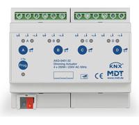 MDT KNX Actionneur variateur universel double avec compteur d'énergie active REG, 1 pièce.