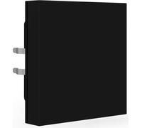 MDT KNX Bouton-poussoir Light 55 Basic simple, noir mat, neutre, 1 pièce.