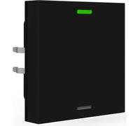 MDT KNX Bouton-poussoir Light 55, simple, RGBW, neutre, noir mat, 1 pièce.