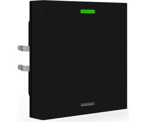 MDT KNX Bouton-poussoir Light 55, simple, RGBW, neutre, noir mat, 1 pièce.