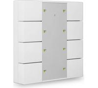 MDT KNX Bouton-poussoir Plus 55 8 fois blanc pur mat – Appareil de 1 pièce.