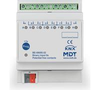 MDT KNX Entrée binaire 8 voies sans potentiel REG, 1 pièce.