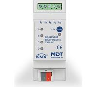 MDT KNX Entrée binaire quadruple 230 V CA/CC REG, 1 pièce.