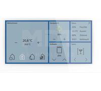 MDT KNX Glastouch Smart 6 pouces, KNX Secure, blanc, 1 pièce.