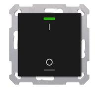 KNX Push Button Lite 55 1 gang, RGBW, interrupteur, avec capteur de température, Noir mat BE-TAL5... | MDT | BE-TAL55T106.B1 | Détecteur de proximité