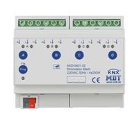 MDT KNX Actionneur variateur universel quadruple avec compteur d'énergie active REG, 1 pièce.