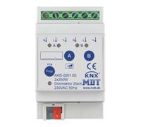 MDT KNX Actionneur variateur universel double avec compteur d'énergie active REG, 1 pièce.