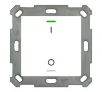 Bouton-poussoir MDT KNX Light 55 x 55 mm 1 voie RGBW, blanc pur brillant, commutation, 1 pièce.