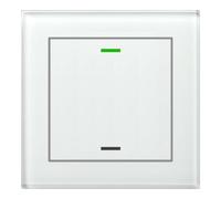 MDT technologies Bouton-poussoir en verre II Light simple BE-GTL1TW.01