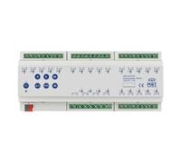 Actionneur de commutation/volet roulant MDT KNX 24/12 fois 16 A REG, 1 pièce.