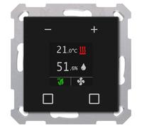 MDT SCN-RTR55S06.01 Régulateur de température ambiante KNX Smart 55 Noir mat
