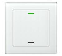 MDT technologies Bouton-poussoir en verre II Light simple BE-GTL1TW.01