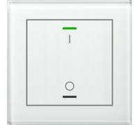 MDT technologies Bouton-poussoir en verre II Light simple BE-GTL1TW.B1